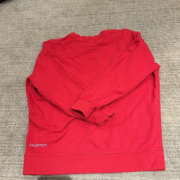 Red lululemon crewneck - Picture 2 of 2